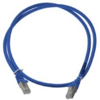 CORDON S/FTP CAT6A AWG26 LSZH BLEU 01M Cordon 1 PC 1m