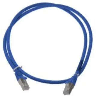 Cordon S/Ftp Cat6A Awg26 Lszh Bleu 01M Cordon 1 Pc 1M