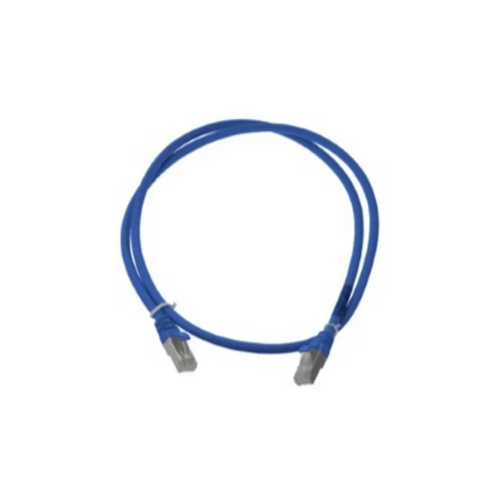 Cordon S/Ftp Cat6A Awg26 Lszh Bleu 01M Cordon 1 Pc 1M