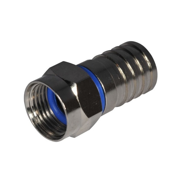 FICHE F à SERTIR  pour câble 6.8mm  l'unité