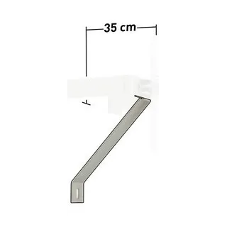 Bra De Force Zb + Tige Filletée Pour Fixation Murale 35Cm