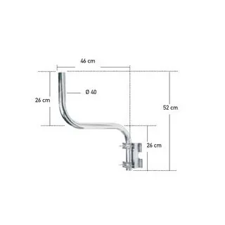 Fixation Kit En S Pour Balcon Ou Mur