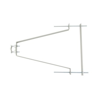 FIXATION MURALE 46cm AVEC contrepl ZINC  LA PAIRE