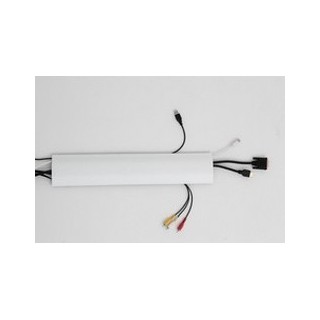 SLIM Goulotte passe-câbles 1100 mm Blanche