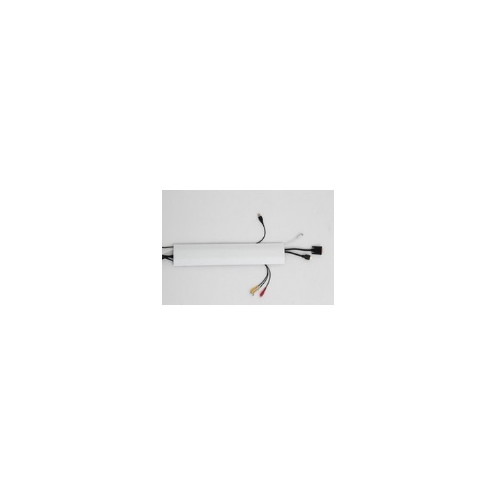 SLIM Goulotte passe-câbles 1100 mm Blanche