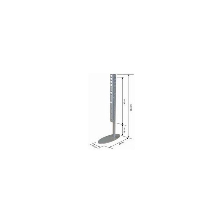 PIED de TABLE pour PLASMA  SILVER