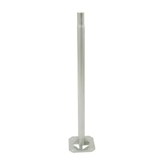 Support Terrasse 1M D50 Zinc Blanc