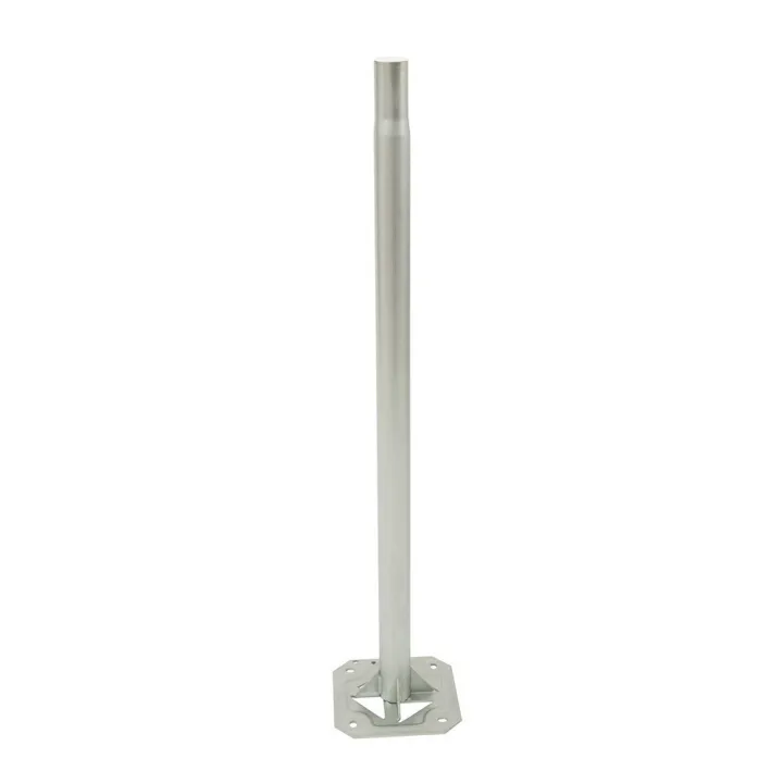 Support Terrasse 1M D50 Zinc Blanc