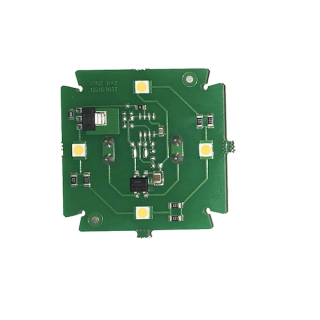 Lanterneau fixe carré - avec 4 leds