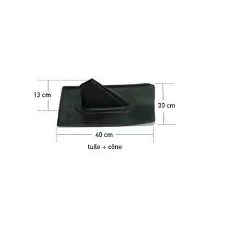 Tuile Polyethylene Avec Cône Érard