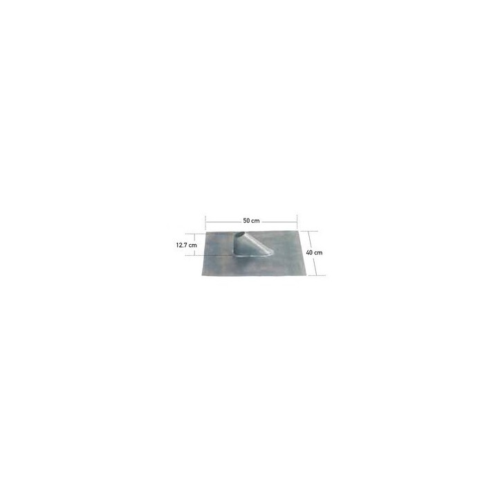 Tuile Zinc/Plomb Malléable 500X400Mm