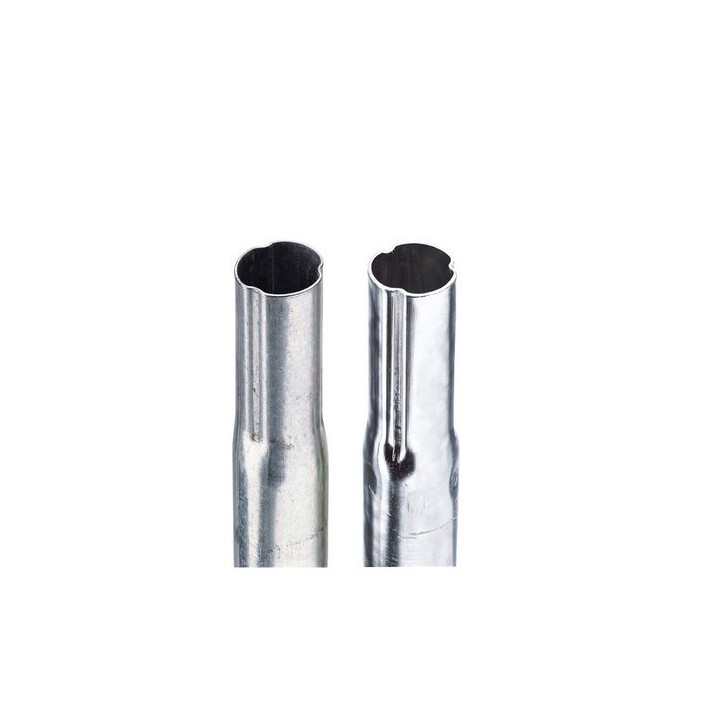 Mât Emboitable G 1M-D50Mm-1,5Mm Galvanisé À Chaud