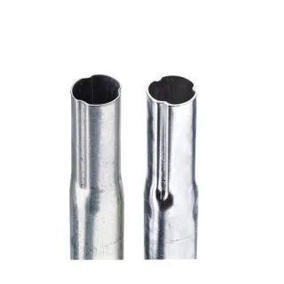 Mât Emboitable G 2M-D40Mm-1,5Mm Galvanisé À Chaud