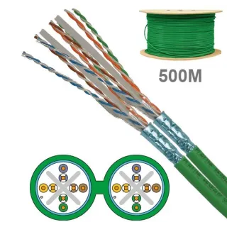 Câble Reseau Cat6 F/Utp 2X4Paire Touret De 500 Mtre 6701