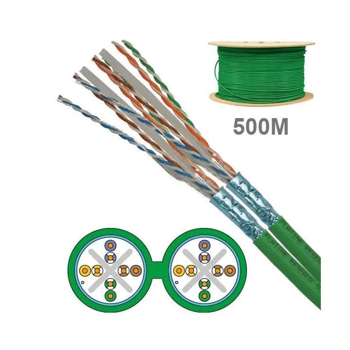Câble Reseau Cat6 F/Utp 2X4Paire Touret De 500 Mtre 6701