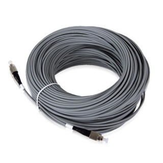 Jarretière Optique 1 Fibre, 2 X Fc/Pc, Protection Acier, Sans Ha