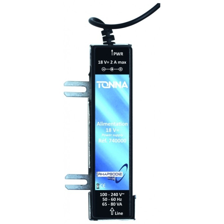 Alimentation 18 V:/2 A utile  jack 2,5 mm