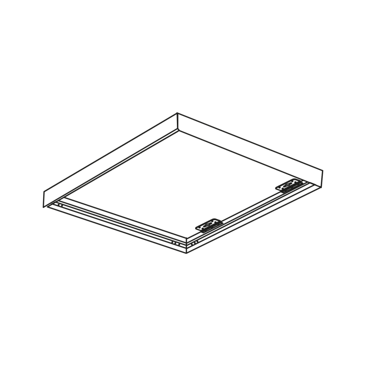 Cadre pour dalle Backlit 6060