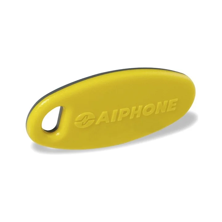 Badge Résident Supplémentaire, Bicolore Gris / Jaune Pour Ugvbt, Type Porte-Clé
