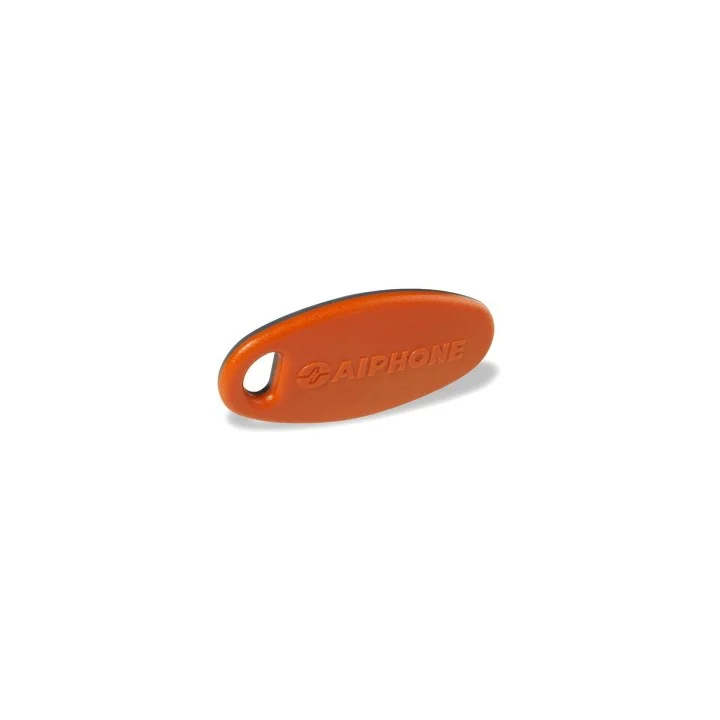 Badge Résident Supplémentaire, Bicolore Gris / Orange Pour Ugvbt, Type Porte-Clé