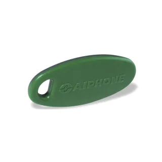 Badge Résident Supplémentaire, Bicolore Gris / Vert Pour Ugvbt, Type Porte-Clé
