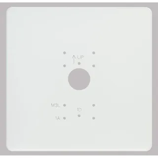 Plaque De Propreté Blanche Pour Gt1D, Gt1A Et Gt1M3L Avec Emplacements Repérés