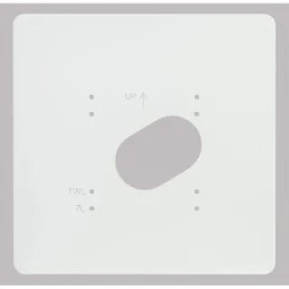 Plaque De Propreté Blanche Pour Gt1C7L Et Gt1C7Wl Avec Emplacements Repérés
