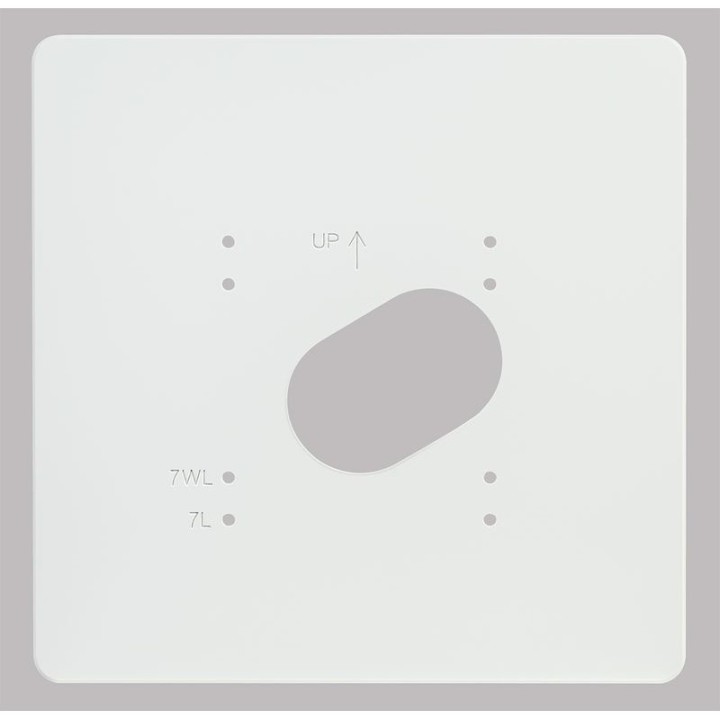 Plaque de propreté en PVC blanc pour GT1C7L et GT1C7WL
