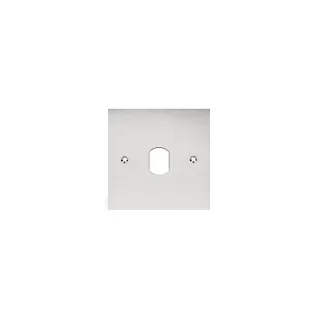 Façade Inox Percée Diamètre 25 Mm Pour Lecteur Vigk+ Pour Fixation Sur Pot 67 Mm