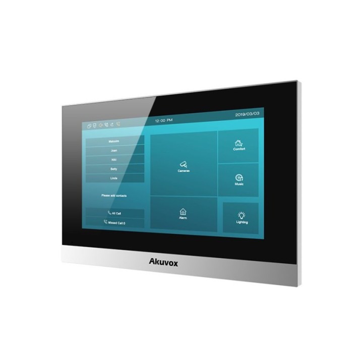 Moniteur Sip D'Intérieur+Ecran 7'' Version Linux , Façade Plast