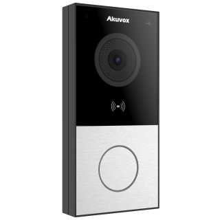 Interphone video ultra compact SIP+1 bouton (Video & Lecteur de