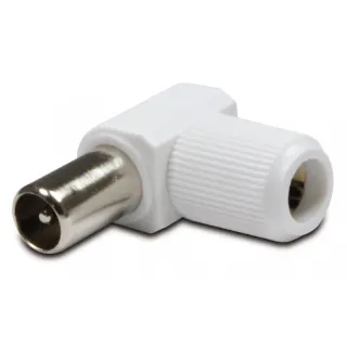 Fiche Tv Mâle Iec 9,52Mm, Coudée À 90°