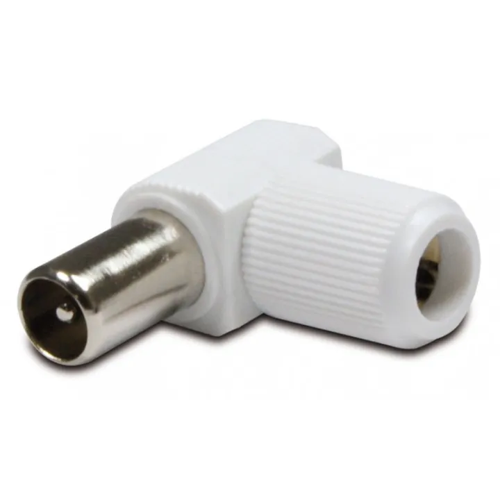Fiche Tv Mâle Iec 9,52Mm, Coudée À 90°
