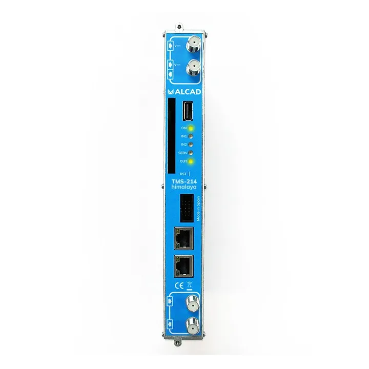 Transmodulateur Multistream 4Xdvb-S/S2/T/T2 Vers 2Xdvb-T/C + Lecteur Ci