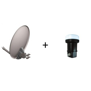 Kit Para Acier 60Cm+Lnb Single