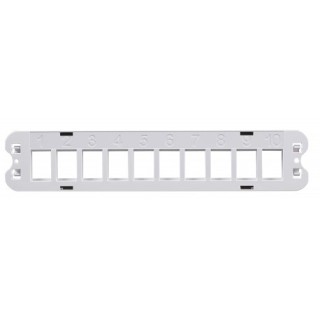 Bandeau Nu Pour 10 Connecteur - 4 Clip De Fixation