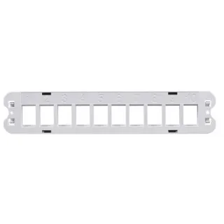 Bandeau Nu Pour 10 Connecteur - 4 Clip De Fixation