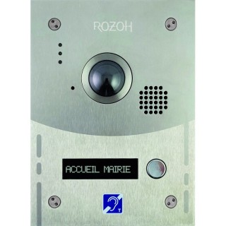 Interphone 1 bouton-conforme ERP-à raccorder à une carte relais-