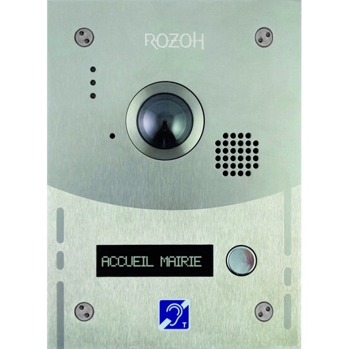 Interphone 1 bouton-conforme ERP-à raccorder à une carte relais-