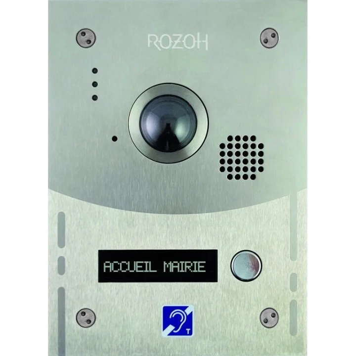 Interphone 1 bouton-conforme ERP-à raccorder à une carte relais-