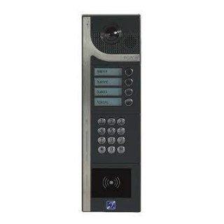 Interphone 8 boutons avec clavier codé 12 touches rétro-éclairée