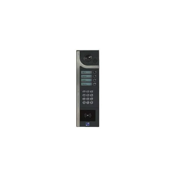 Interphone 8 boutons avec clavier codé 12 touches rétro-éclairée