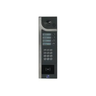 Interphone 12 boutons avec clavier codé 12 touches rétro-éclairé