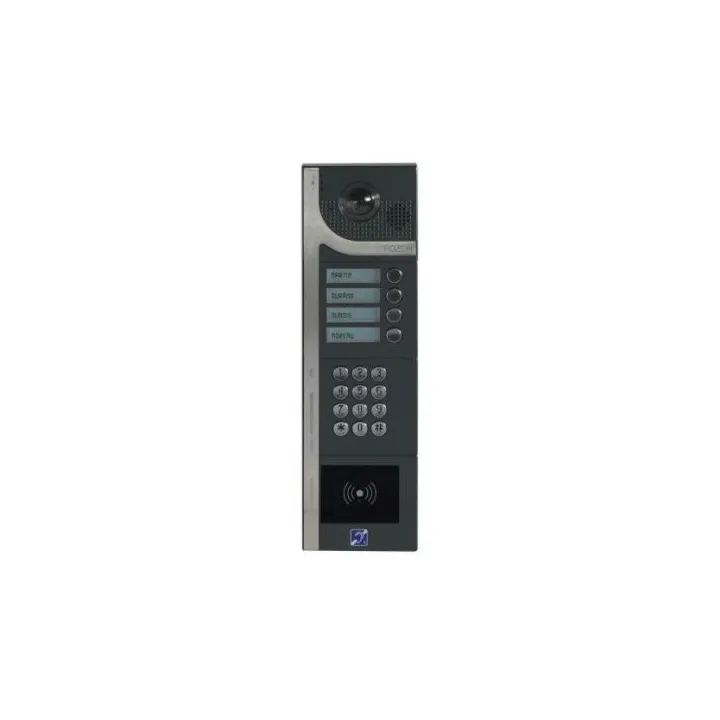 Interphone 12 boutons avec clavier codé 12 touches rétro-éclairé