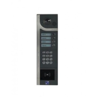 Interphone 16 boutons avec clavier codé 12 touches rétro-éclairé