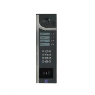 Interphone 16 boutons avec clavier codé 12 touches rétro-éclairé
