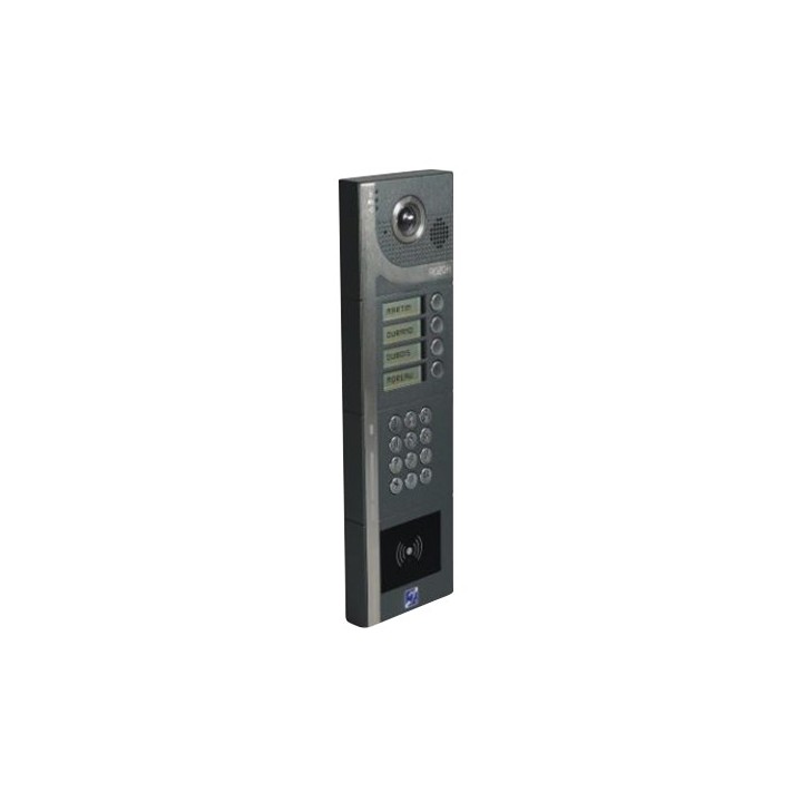 Interphone 20 boutons avec clavier codé 12 touches rétro-éclairé