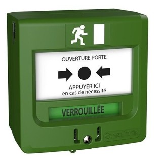 DM 1 contact vert VERT + CAPOT(**)