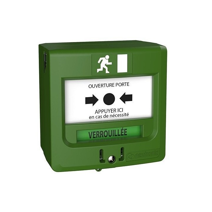 DM 1 contact vert VERT + CAPOT(**)