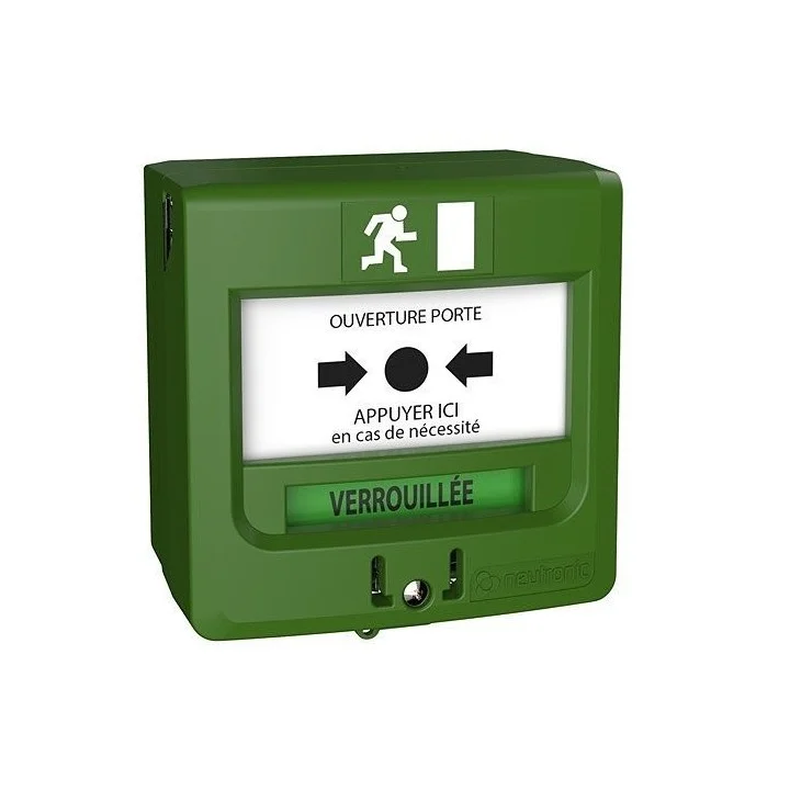 DM 1 contact vert VERT + CAPOT(**)